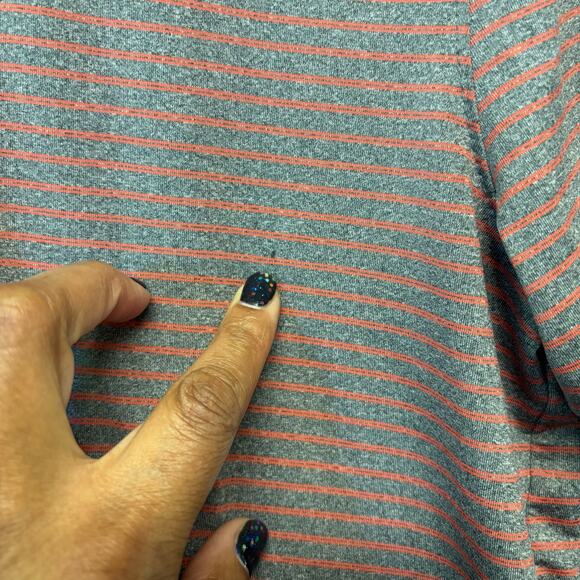 C9 Champion Performance Polo Stripes Golf Preppy Stretchy Comfy Men's Medium - Picture 4 of 8